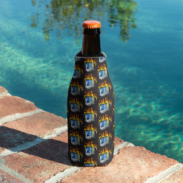Computer Fire Foam Bottle Cooler (In Situ Pool)
