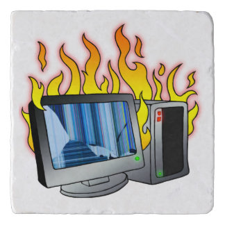 Computer Fire Trivet