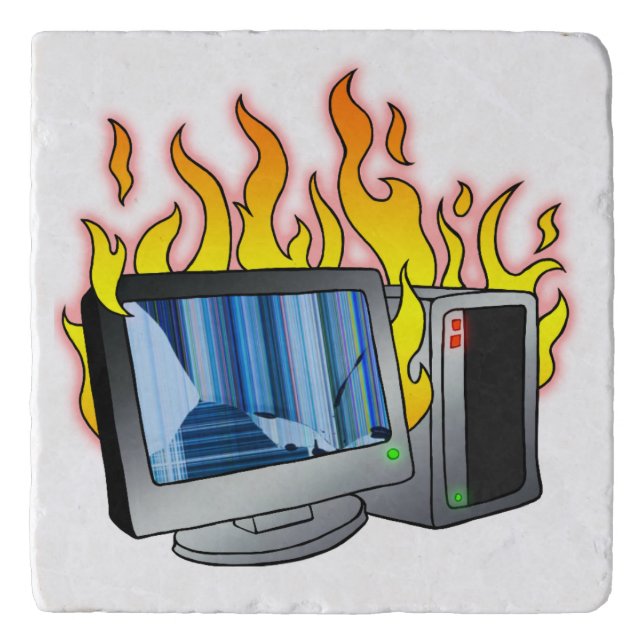 Computer Fire Trivet (Front)