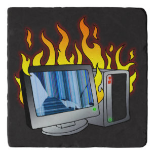 Computer Fire Trivet