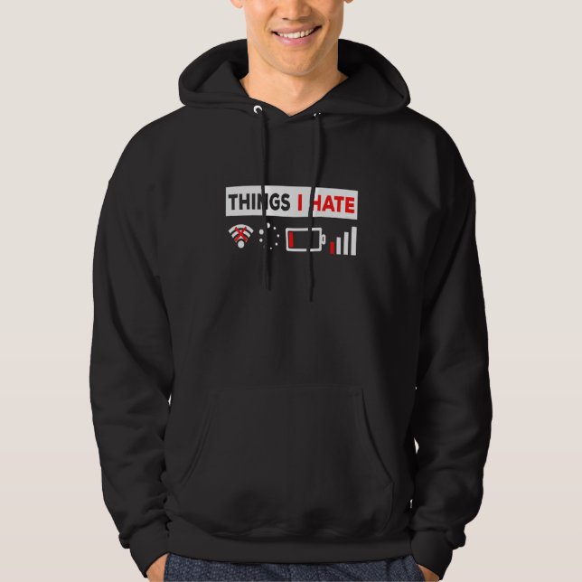 Computer Gamer Video Game Programmer SQL Database Hoodie (Front)