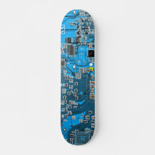 Computer Geek Circuit Board Blue