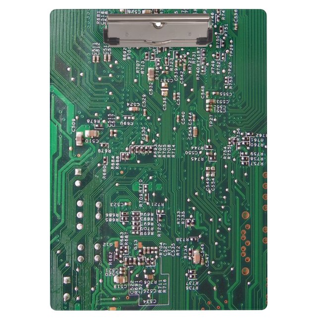 Computer Geek Circuit Clipboard (Front)