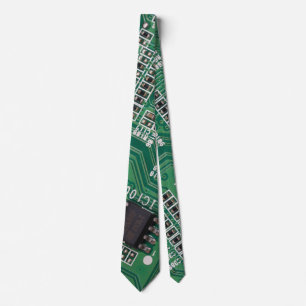 Computer Geek Circuit Neck Tie