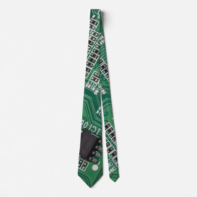Computer Geek Circuit Neck Tie (Front)