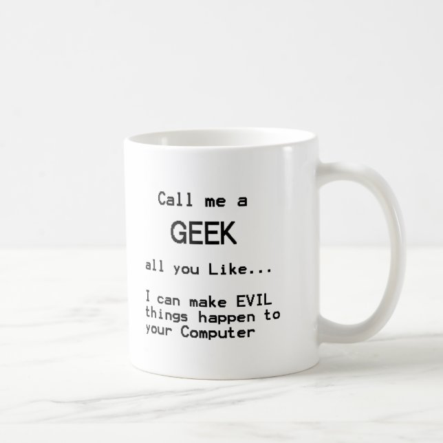 Computer Geek Coffee Mug (Right)
