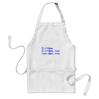 Computer geek funny adult apron
