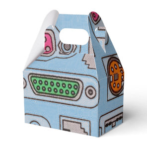 Computer Geek Inout Pattern Favor Box
