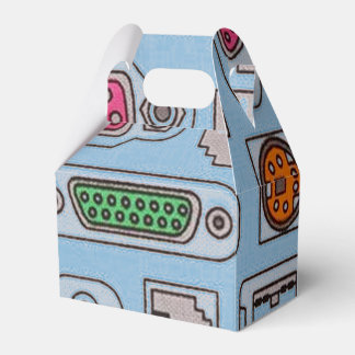 Computer Geek Inout Pattern Favor Box