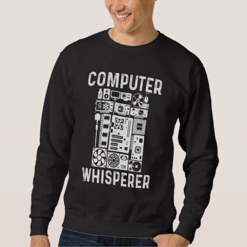 Computer Geek Tech Nerd Men Women Cool Support _3 Sweatshirt