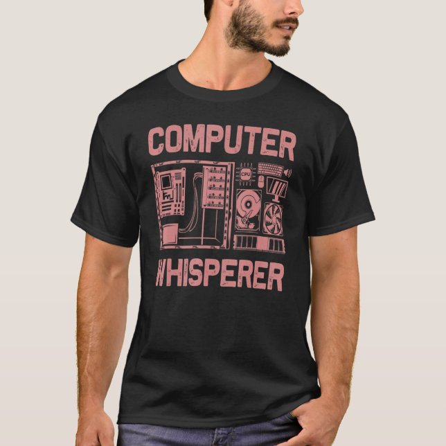 Computer Geek Tech Nerd Men Women Cool Support _8 T-Shirt (Front)