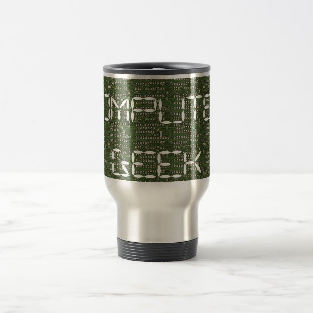 Computer Geek Travel Mug (Center)