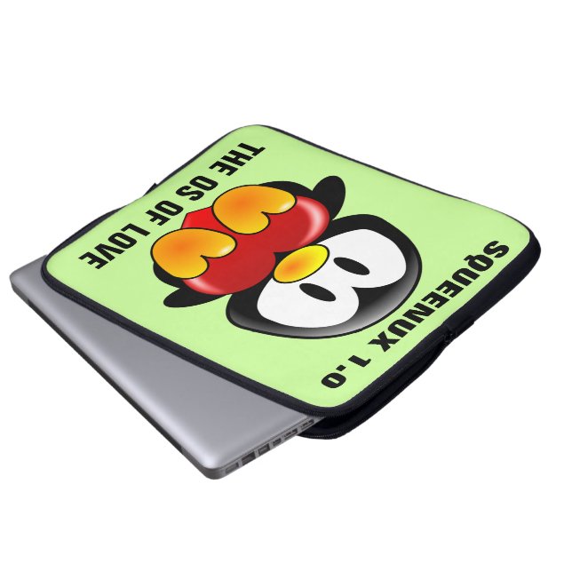 Computer Geek Valentine: Operating System for Love Laptop Sleeve (Front Bottom)