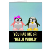 Computer Geek Valentine: Programming Language Love (Front)