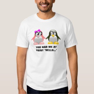 Computer Geek Valentine: Programming Language Love Shirts