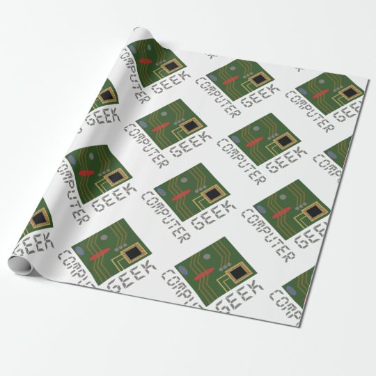 Computer Geek Wrapping Paper