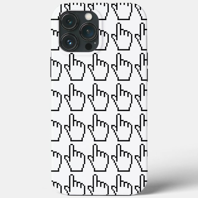 COMPUTER HAND POINTER / MOUSE CURSOR Case-Mate iPhone CASE (Back)