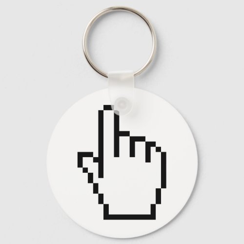 COMPUTER HAND POINTER  MOUSE CURSOR KEYCHAIN
