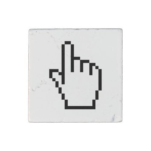 COMPUTER HAND POINTER  MOUSE CURSOR STONE MAGNET