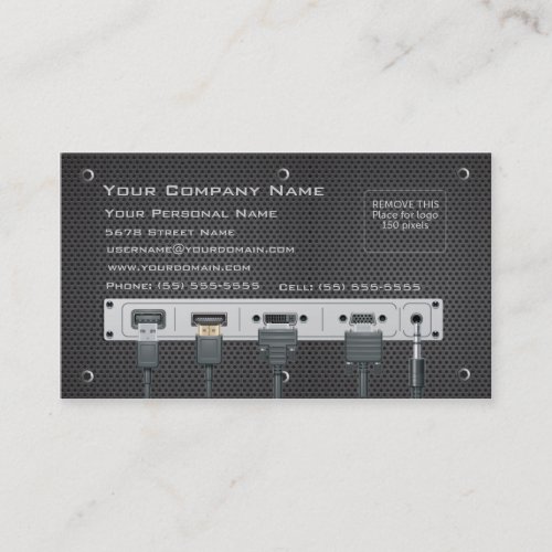 Computer Hardware Business Card