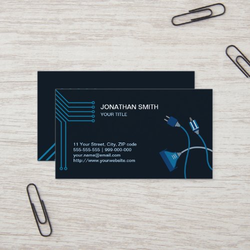 Computer Hardware Technician business card