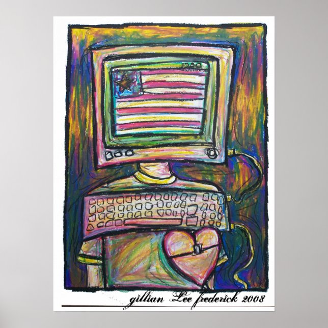 computer head poster (Front)