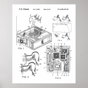 Computer Housing Patent Poster