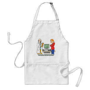 Computer Ills Adult Apron