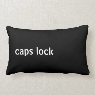 Computer Keyboard Button (caps lock) Lumbar Pillow