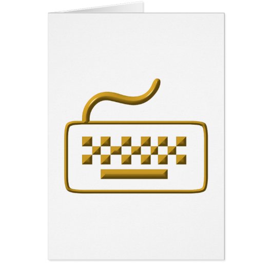 Computer Keyboard Cards (Front)