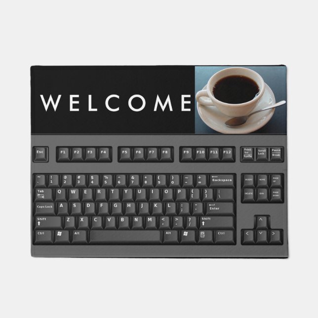Computer Keyboard Doormat (Front)