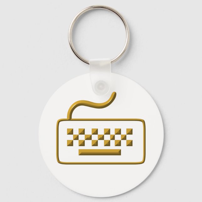 Computer Keyboard Keychain (Front)