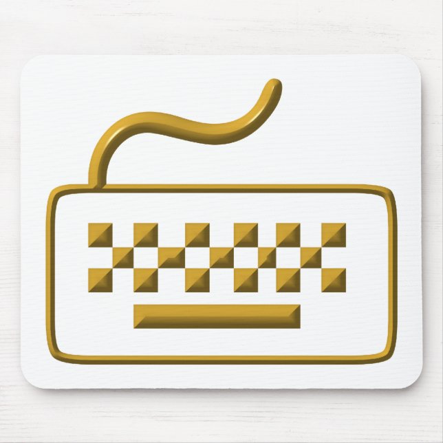 Computer Keyboard Mouse Pad (Front)