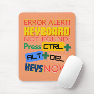 Computer Keyboard Not Found! Mouse Pad