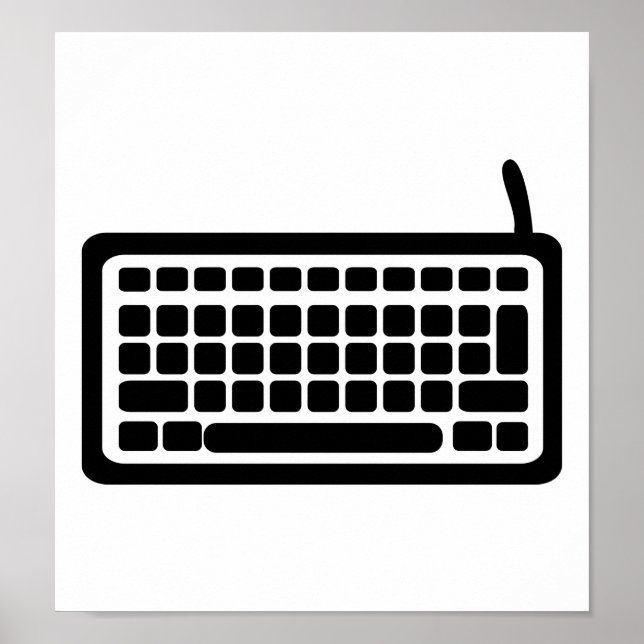 Computer keyboard poster (Front)