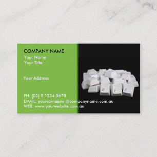 Computer Keys Business Card