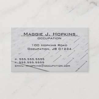 Computer Keys Business Cards