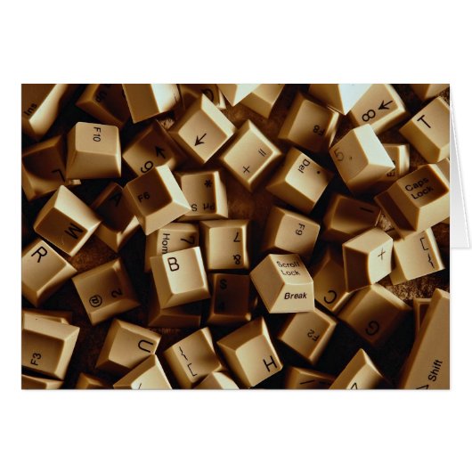 Computer keys cards (Front Horizontal)