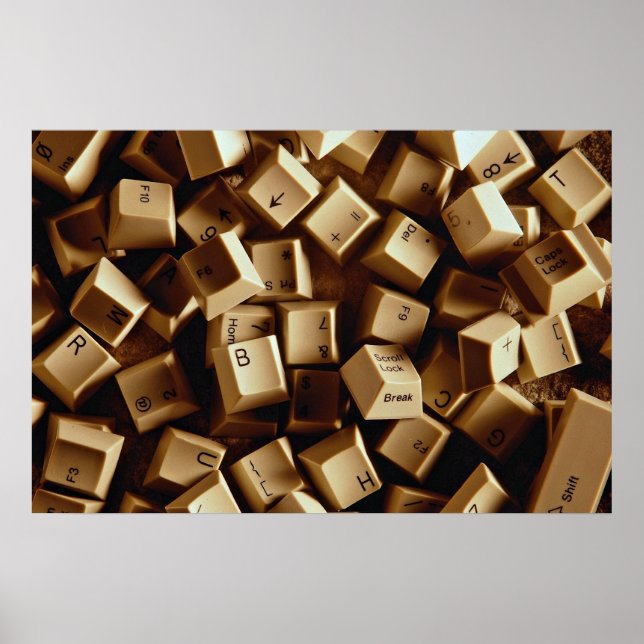 Computer keys poster (Front)