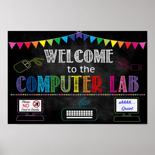 Computer Lab School Sign | Zazzle.com