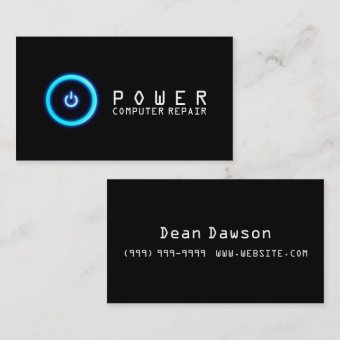 Computer, Laptop, PC Repair Business Card | Zazzle