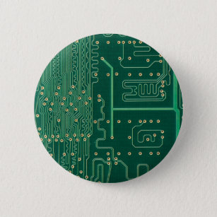 Computer memory plate pinback button