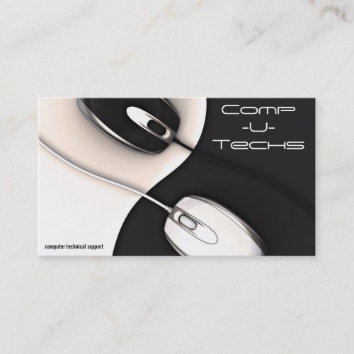 computer mice business card
