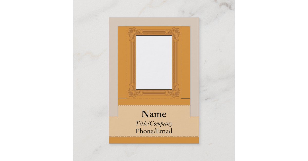 Computer Monitor Picture Frame Business Card | Zazzle