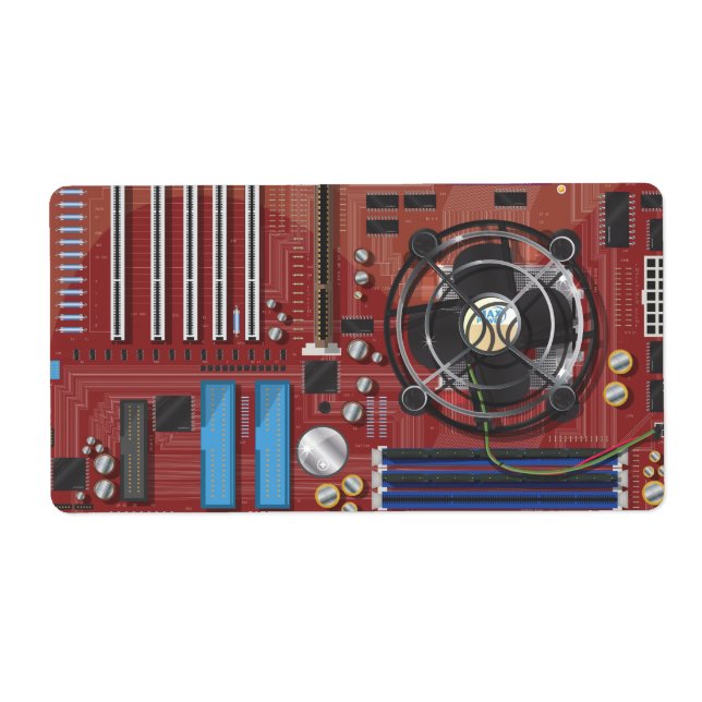 Computer Motherboard Label (Front)
