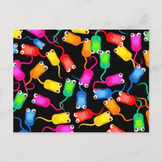 Computer Mouse Wallpaper postcard
