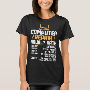 Computer Nerd  Computer Engineer  Computer Hourly  T-Shirt