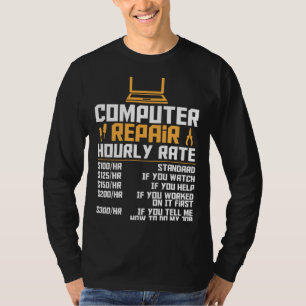 Computer Nerd  Computer Engineer  Computer Hourly  T-Shirt