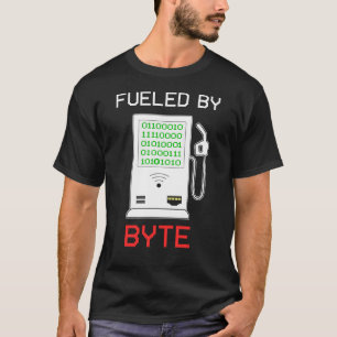 Computer Nerd Geek Binary Codes Cyber Security T-Shirt