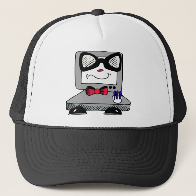 Computer Nerd Geek Hat (Front)